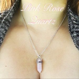 NEW 🌹 Rose Quartz Gemstone Necklace